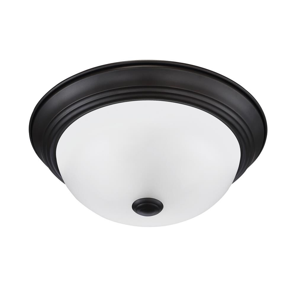 Shown in Oil Rubbed Bronze finish and Etched glass and Etched shade