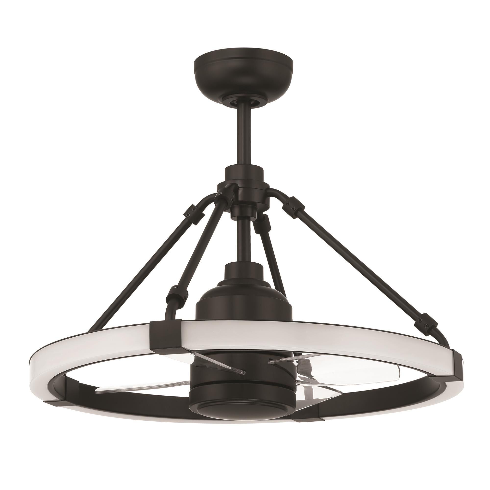 Levy 19 Inch Chandelier Ceiling Fan,