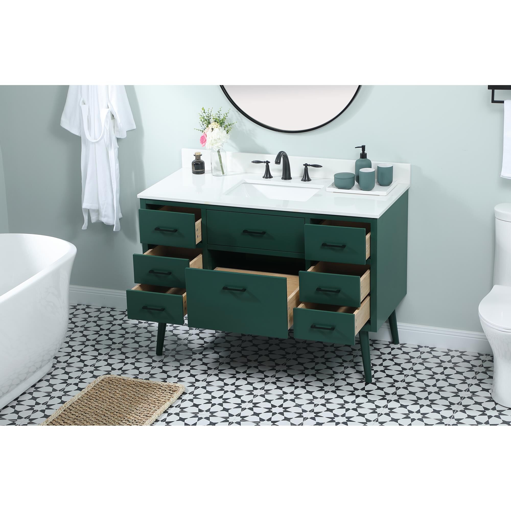 Shown in Green finish