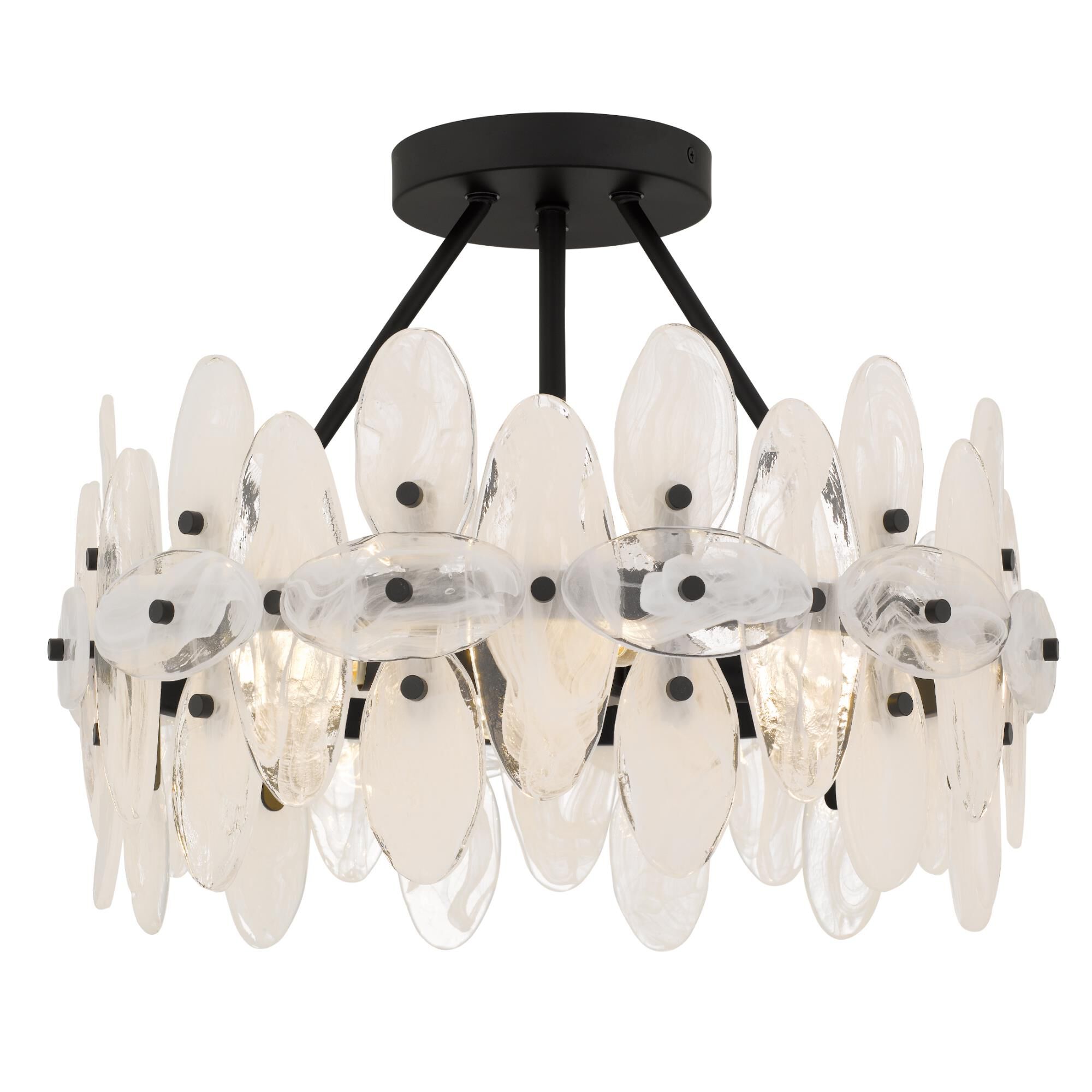 Abigail 18 Inch Semi Flush Mount by Quoizel