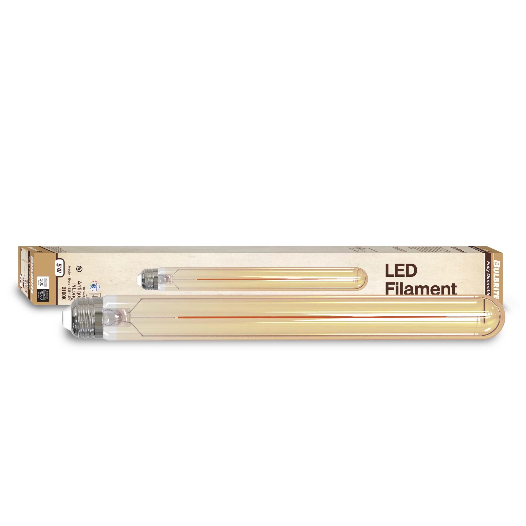 Dimmable 5 Watt 2100K T9 LED Light Bulb by Bulbrite