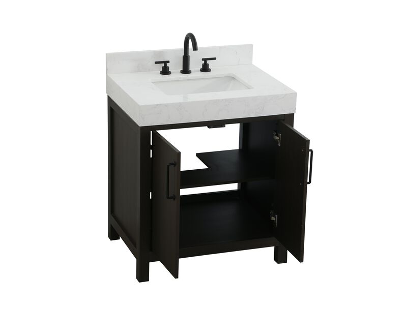 Nathan 30 Inch Bath Vanity by Elegant Dcor