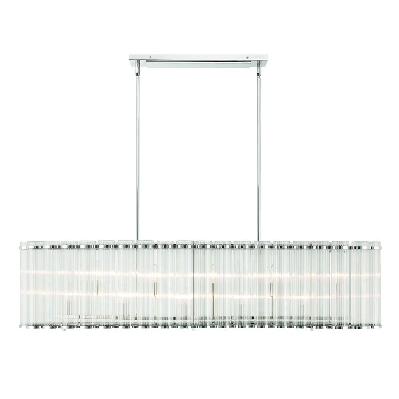 Glasbury Medium Linear Chandelier by Eurofase Lighting