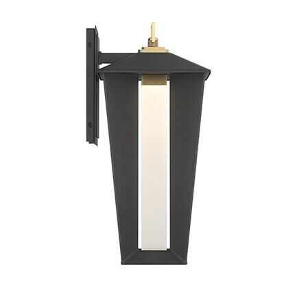 Shown in Brass-Sand Black Mix finish and Frosted Acrylic glass