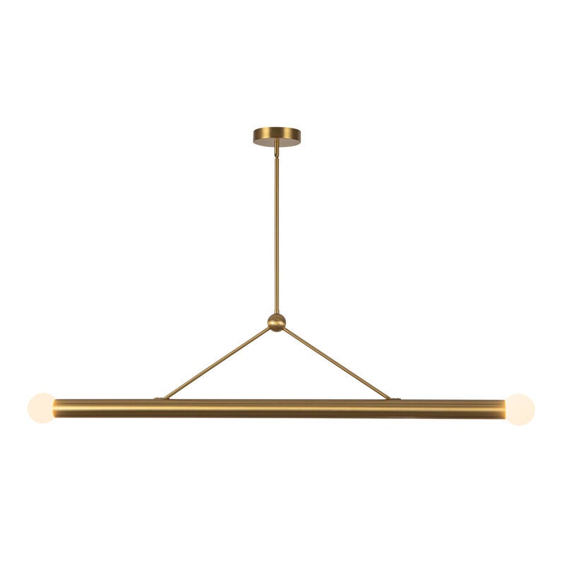 Calla Medium Linear Chandelier by Kuzco