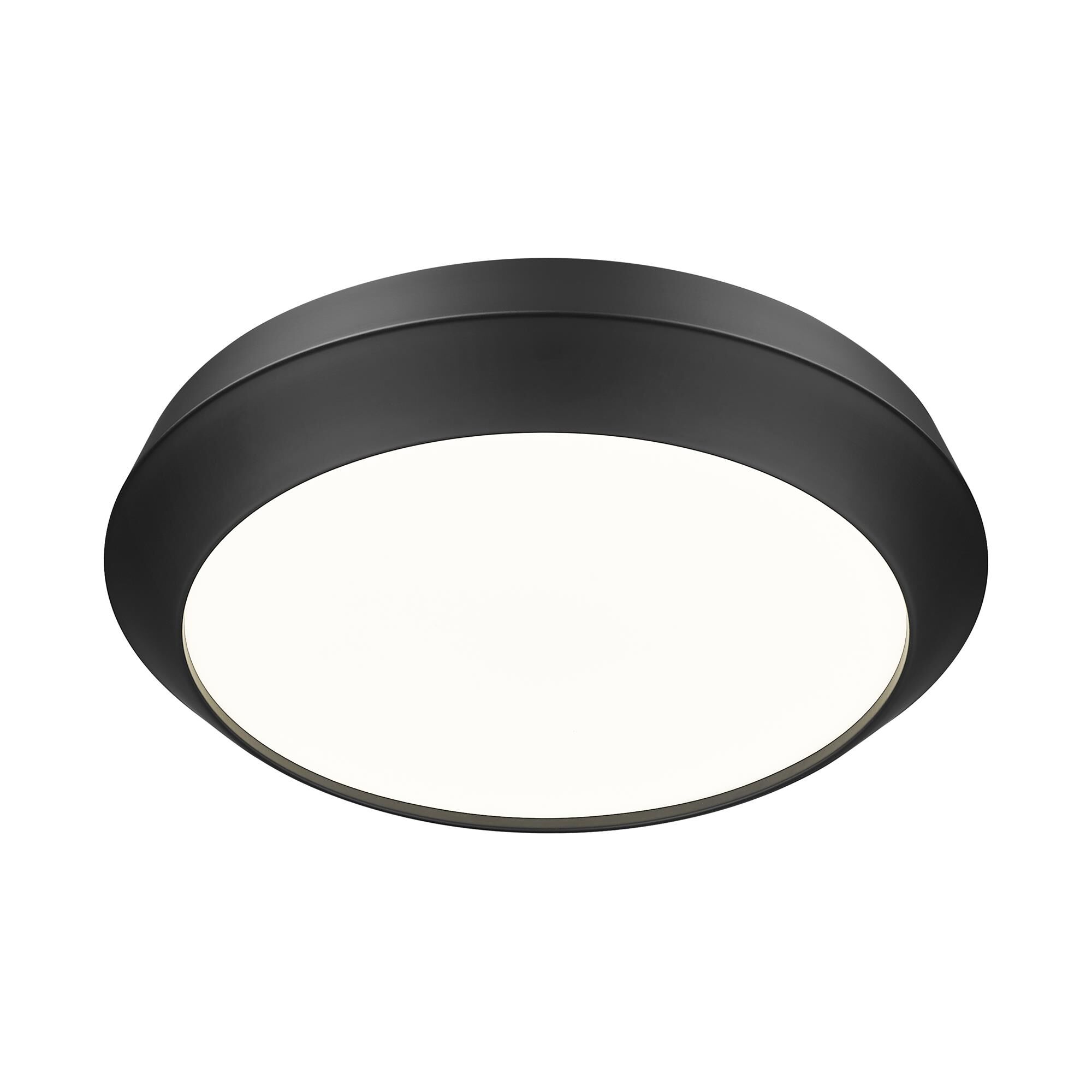 Shown in Matte Black finish and White glass