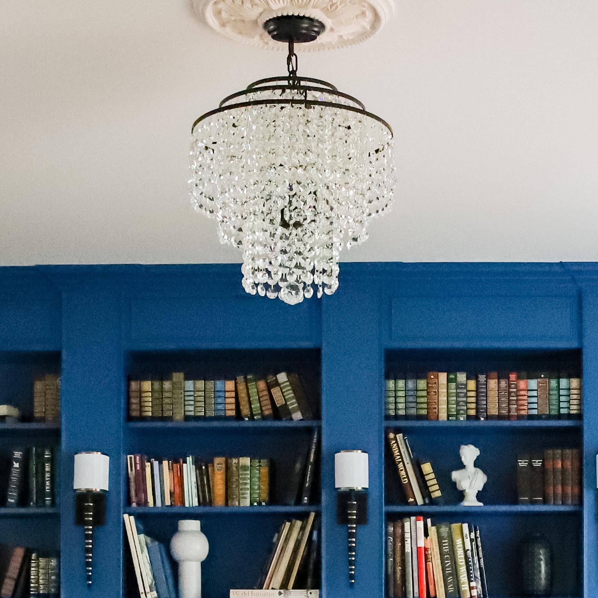 Gabrielle 22 Inch 6 Light Chandelier by Crystorama