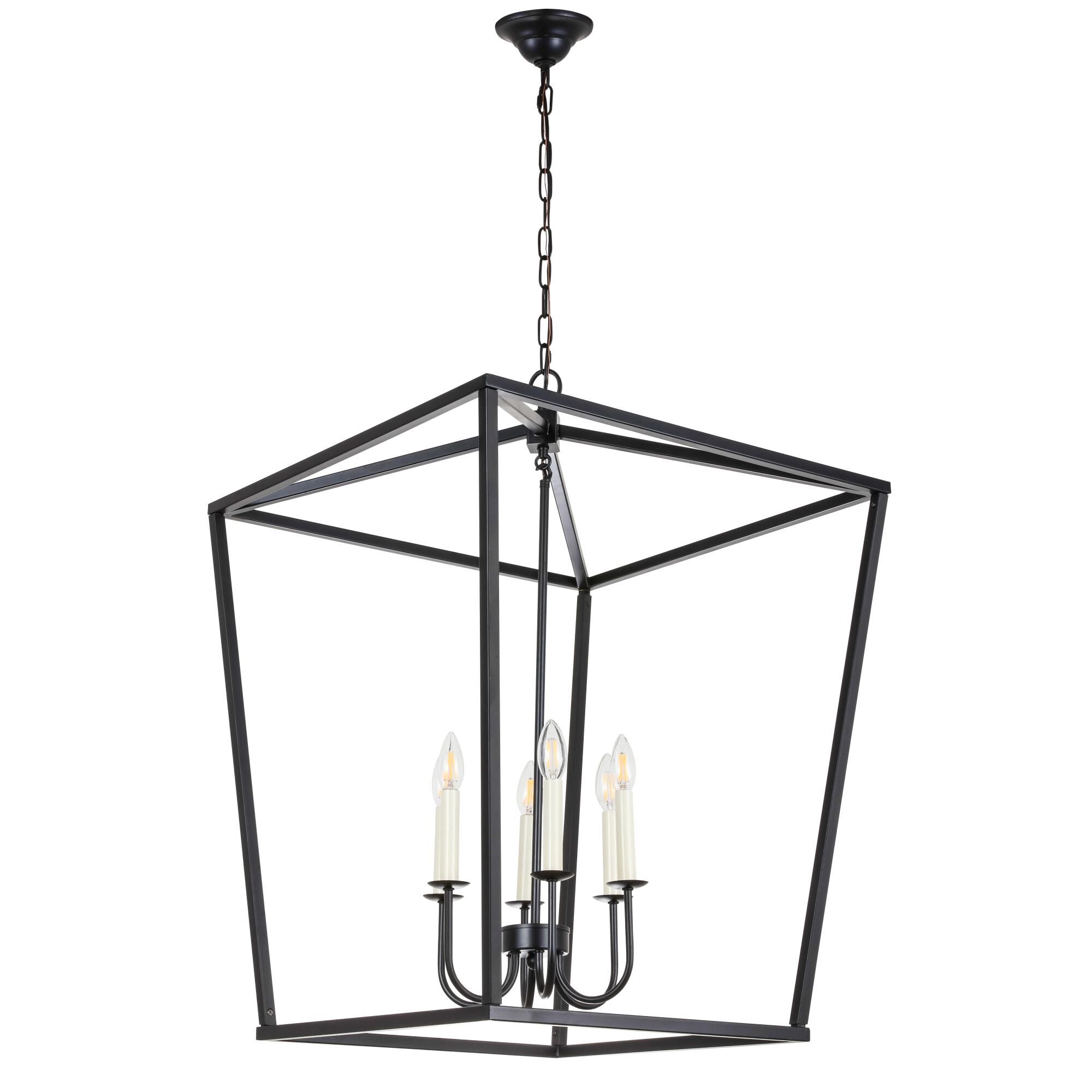 Maddox 24 Inch Large Pendant by Elegant Lighting