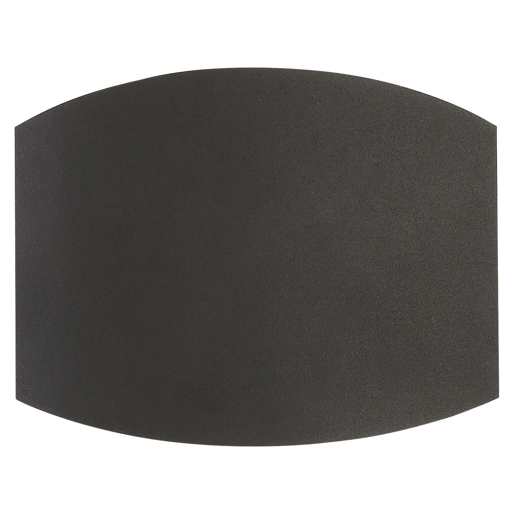 Shown in Black finish and One Side Sand Blasted glass and Aluminum shade