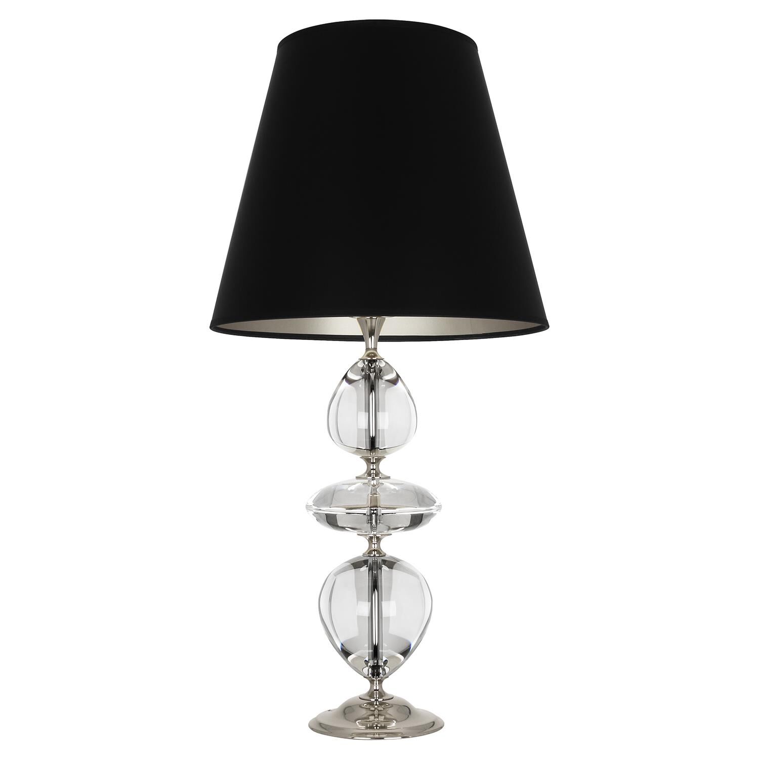 Shown in Clear Crystal W/ Polished Nickel Accents finish