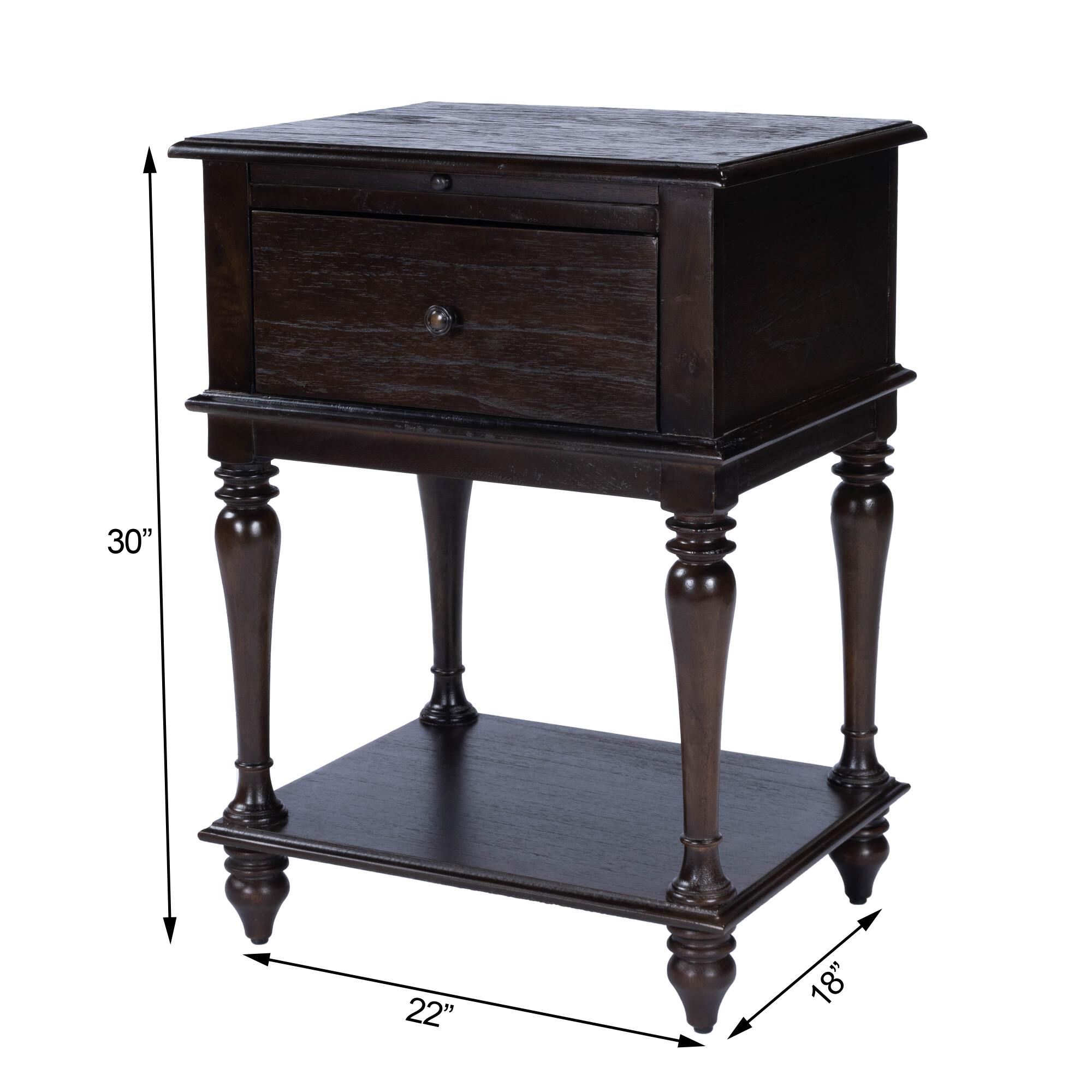 Shown in Coffee finish