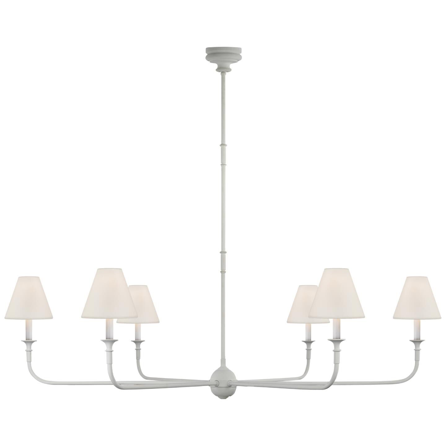 Thomas O'Brien Piaf 58 Inch 6 Light Chandelier by Visual Comfort Signature Collection