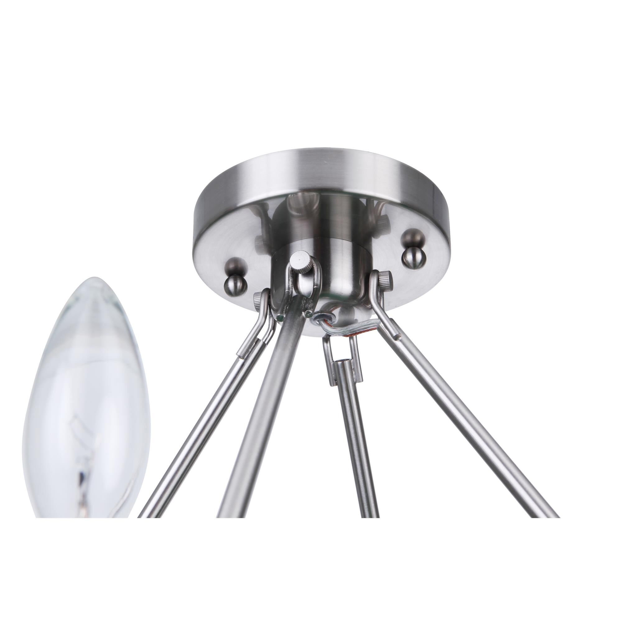 Shown in Brushed Polished Nickel finish