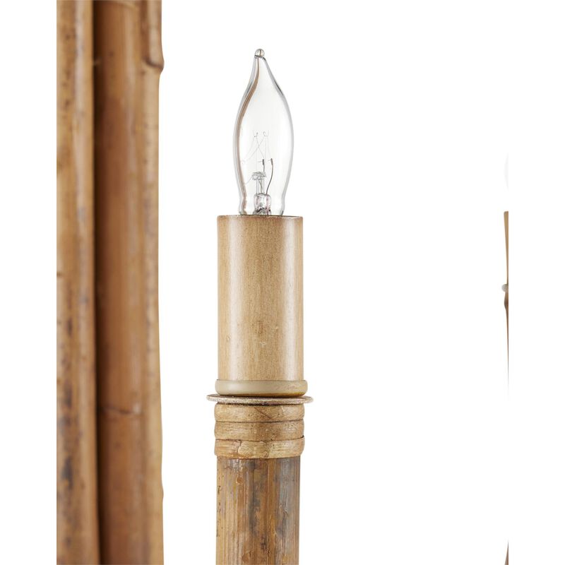 Samsara 42 Inch 8 Light Chandelier by Currey and Company