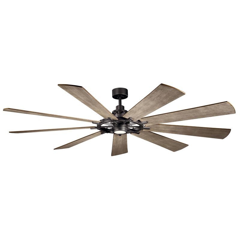 Gentry 85 Inch Ceiling Fan with Light Kit by Kichler