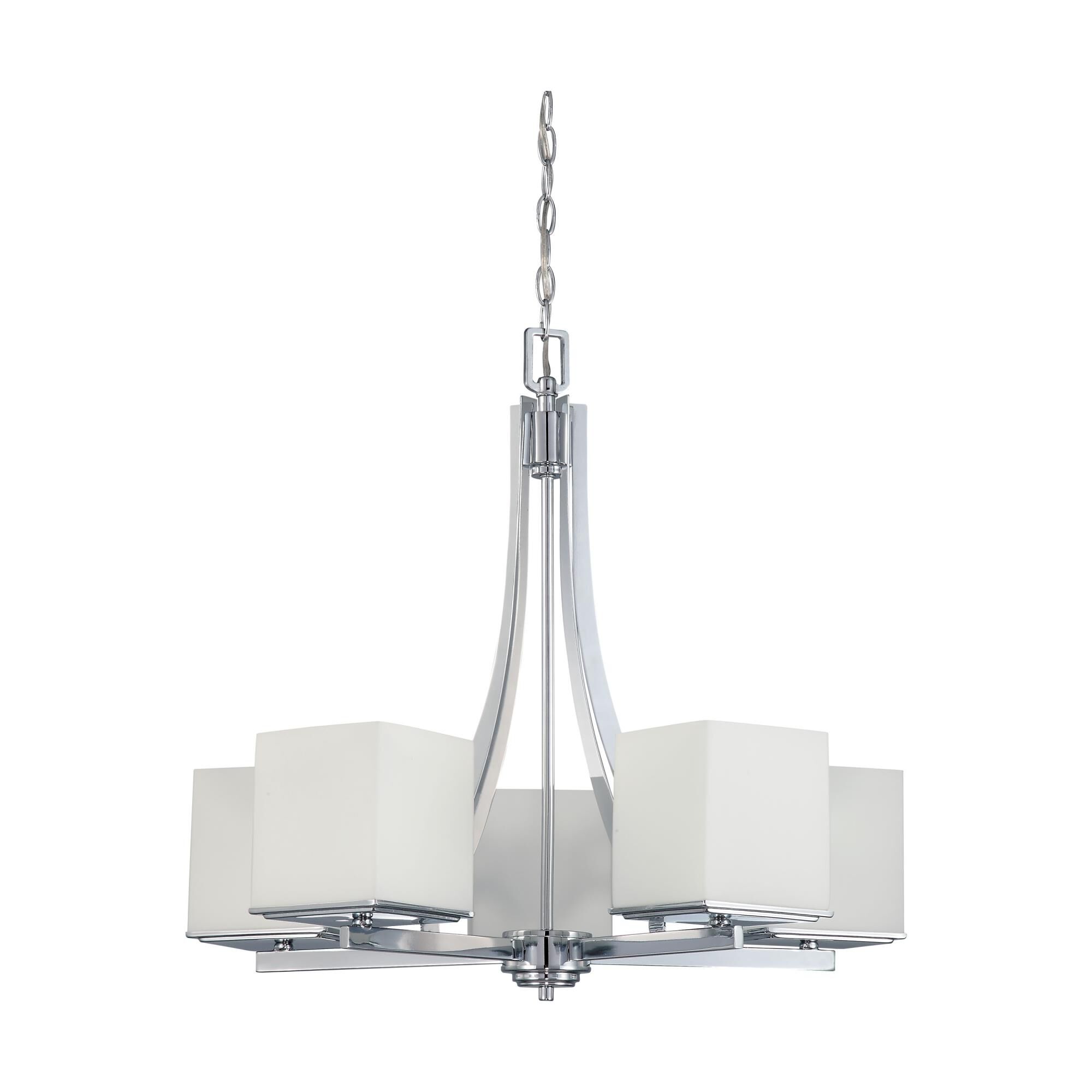 Bento 26 Inch 5 Light Chandelier by Nuvo Lighting