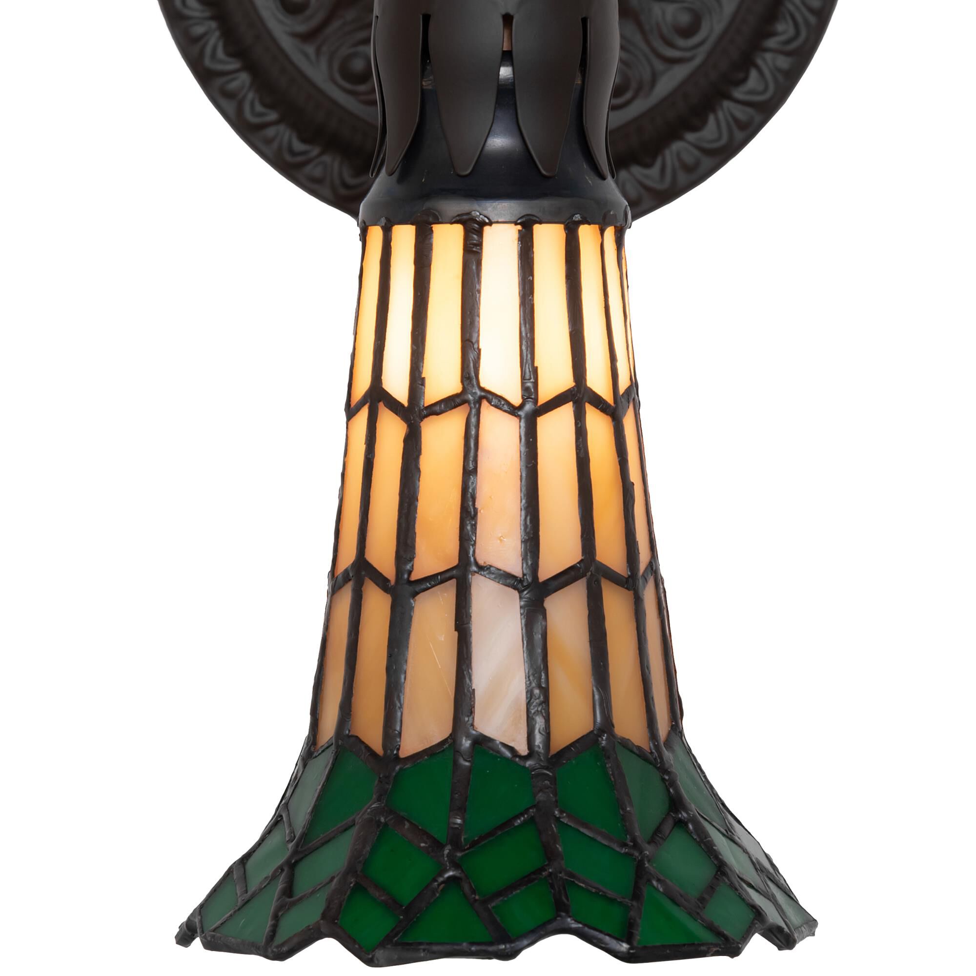 Meyda Lighting Pond Lily 10 Inch Tall Outdoor Wall Light