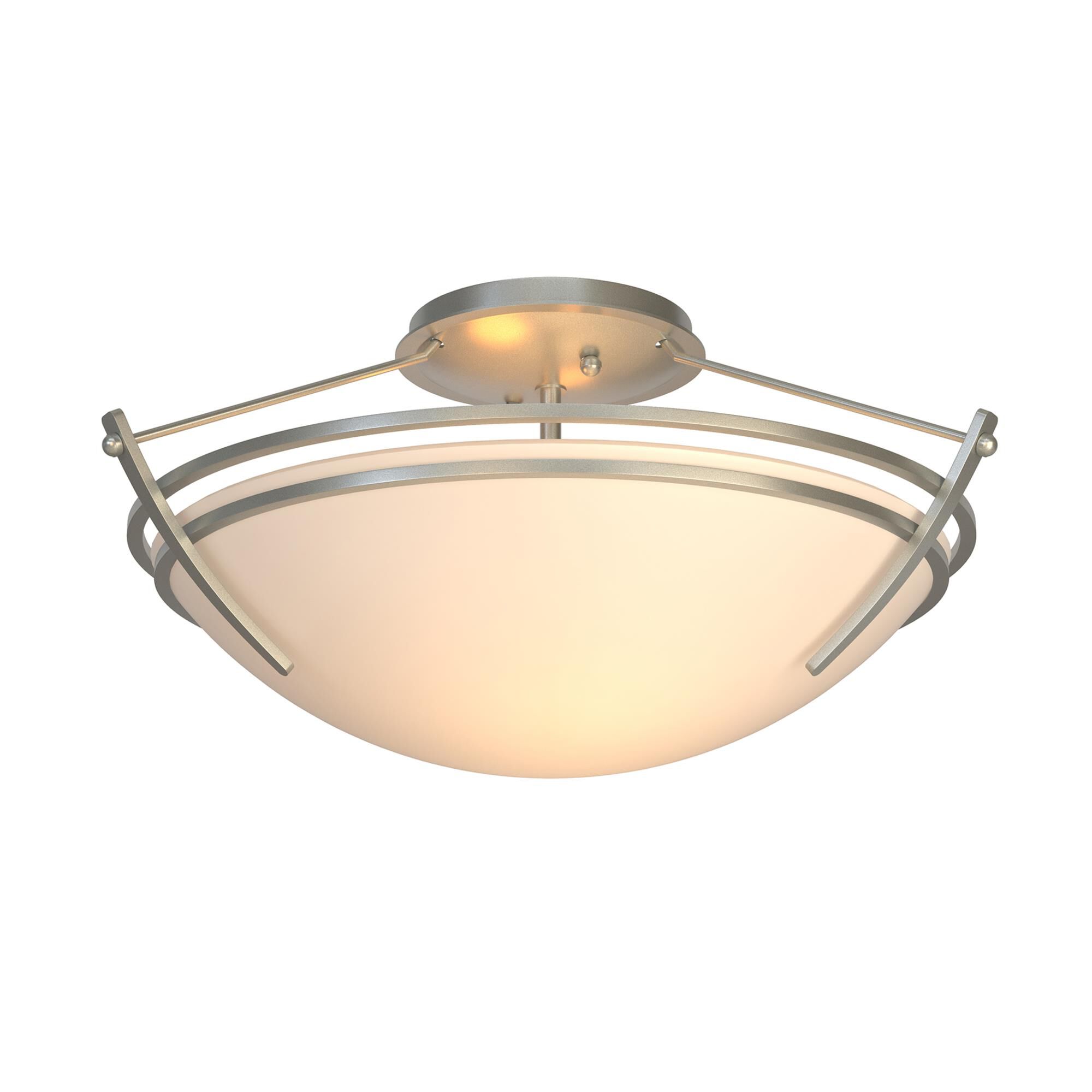 Presidio Tryne 16 Inch 2 Light Semi Flush Mount by Hubbardton Forge