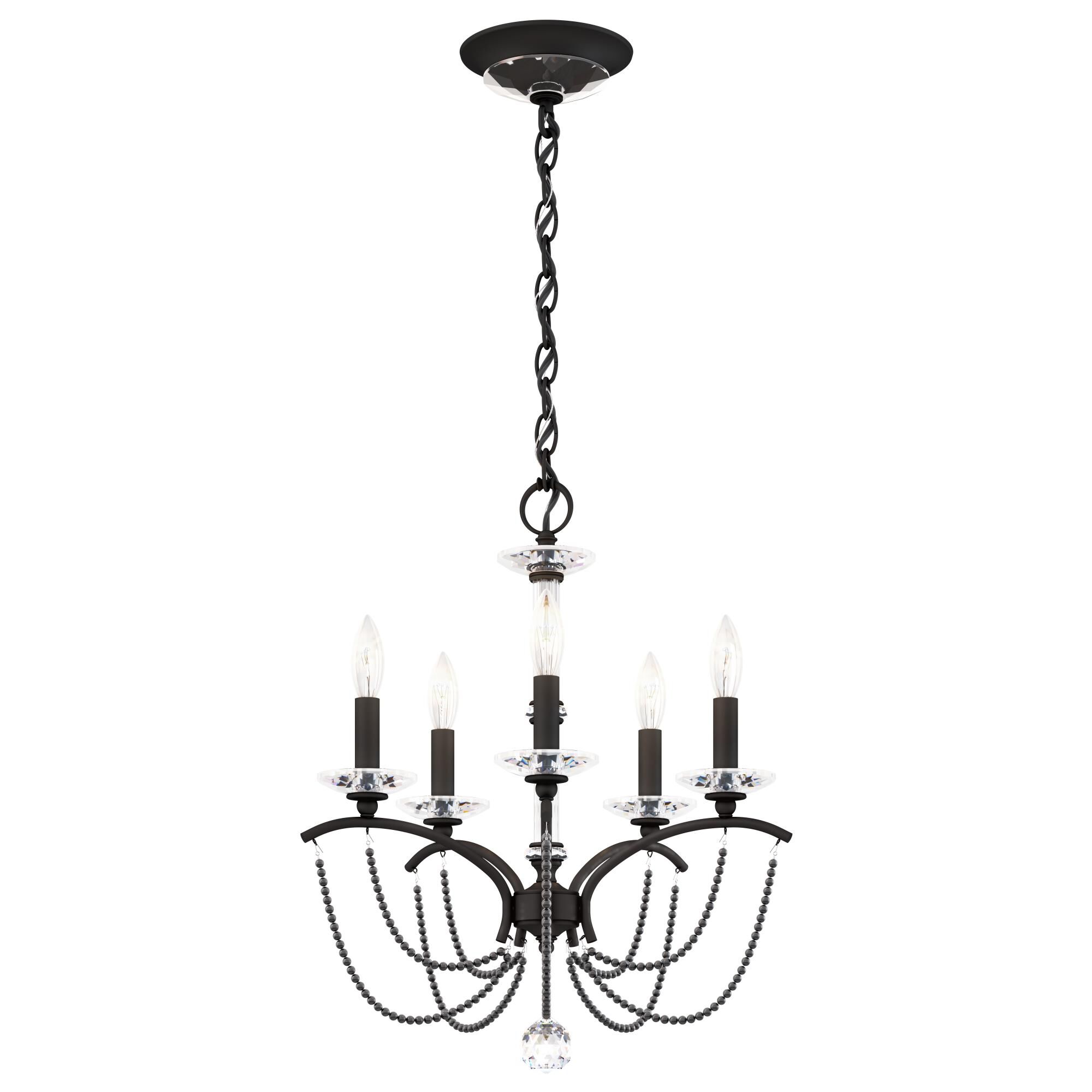 Shown in Black Matte finish and Dark Grey Pearl crystal