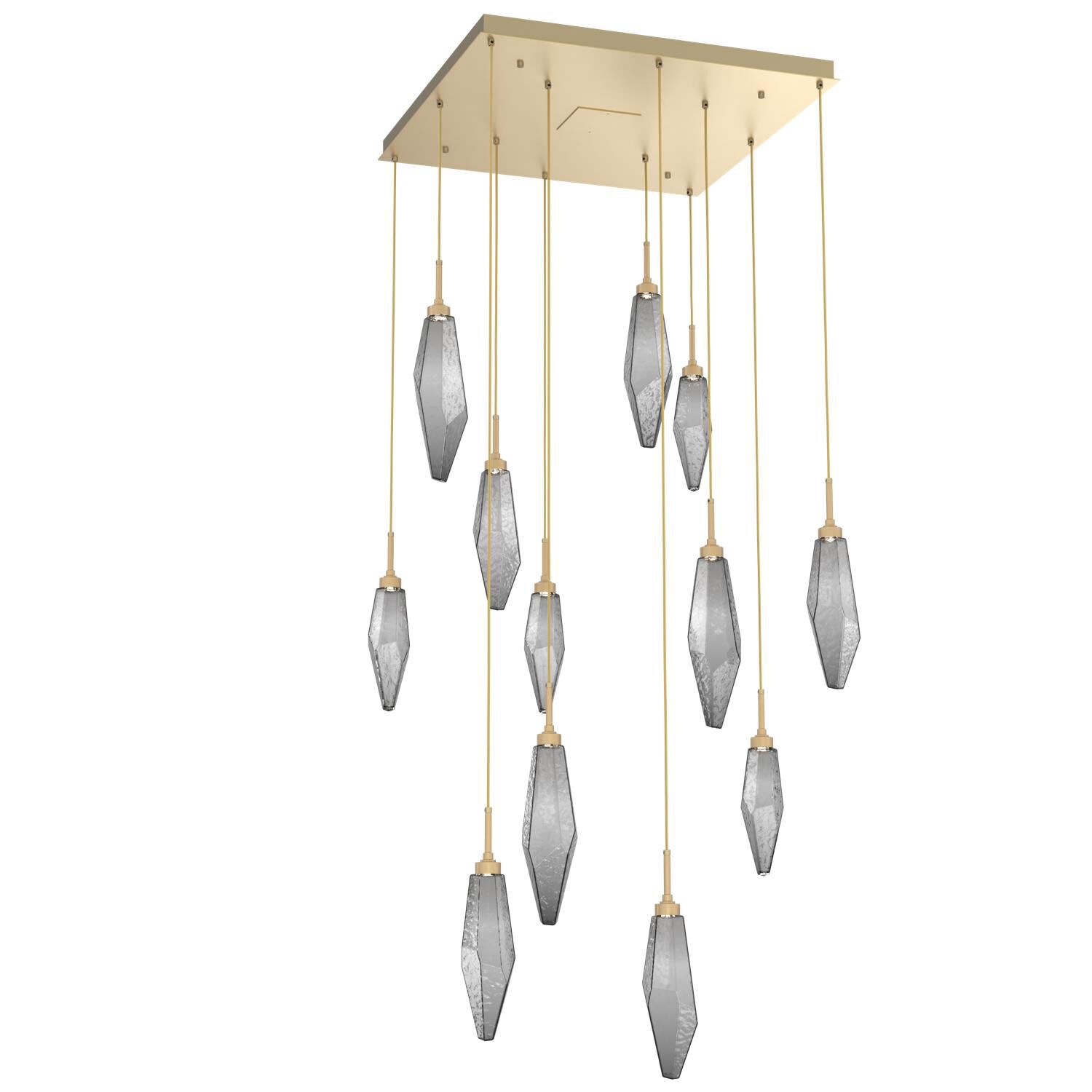 Rock Crystal Multi Light Pendant by Hammerton Studio