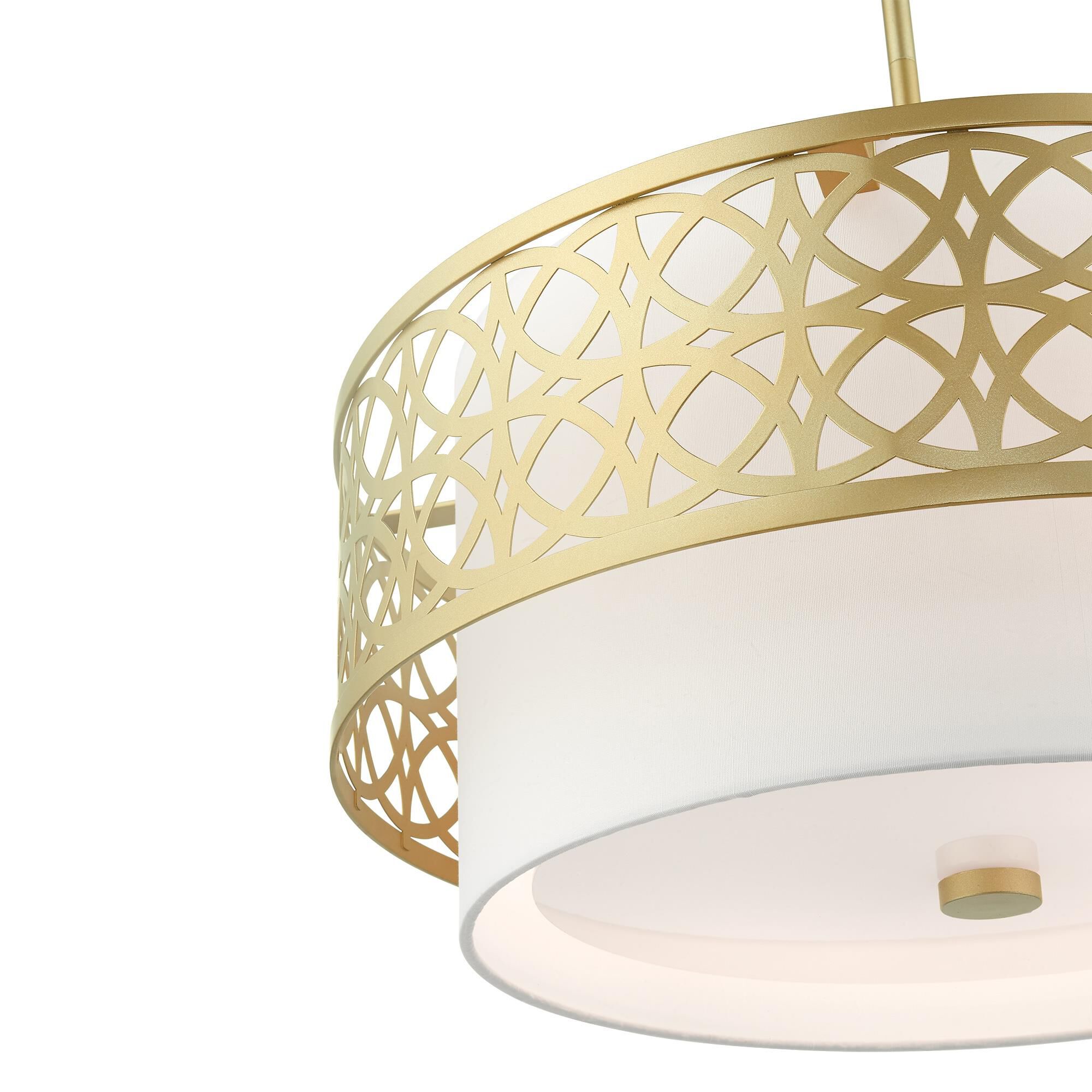 Calinda Large Pendant by Livex Lighting