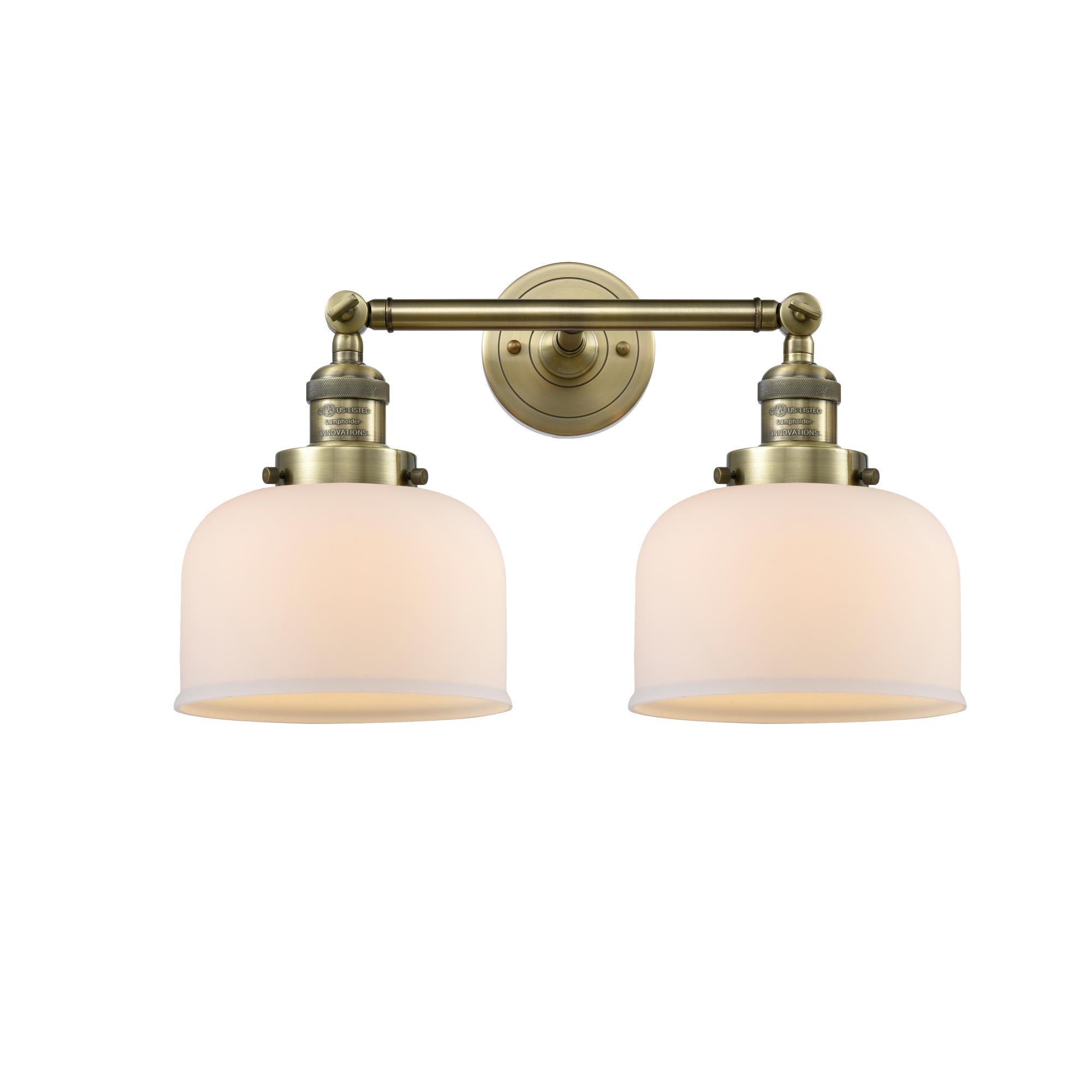 Bruno Marashlian Large Bell 18 Inch 2 Light Bath Vanity Light by Innovations Lighting