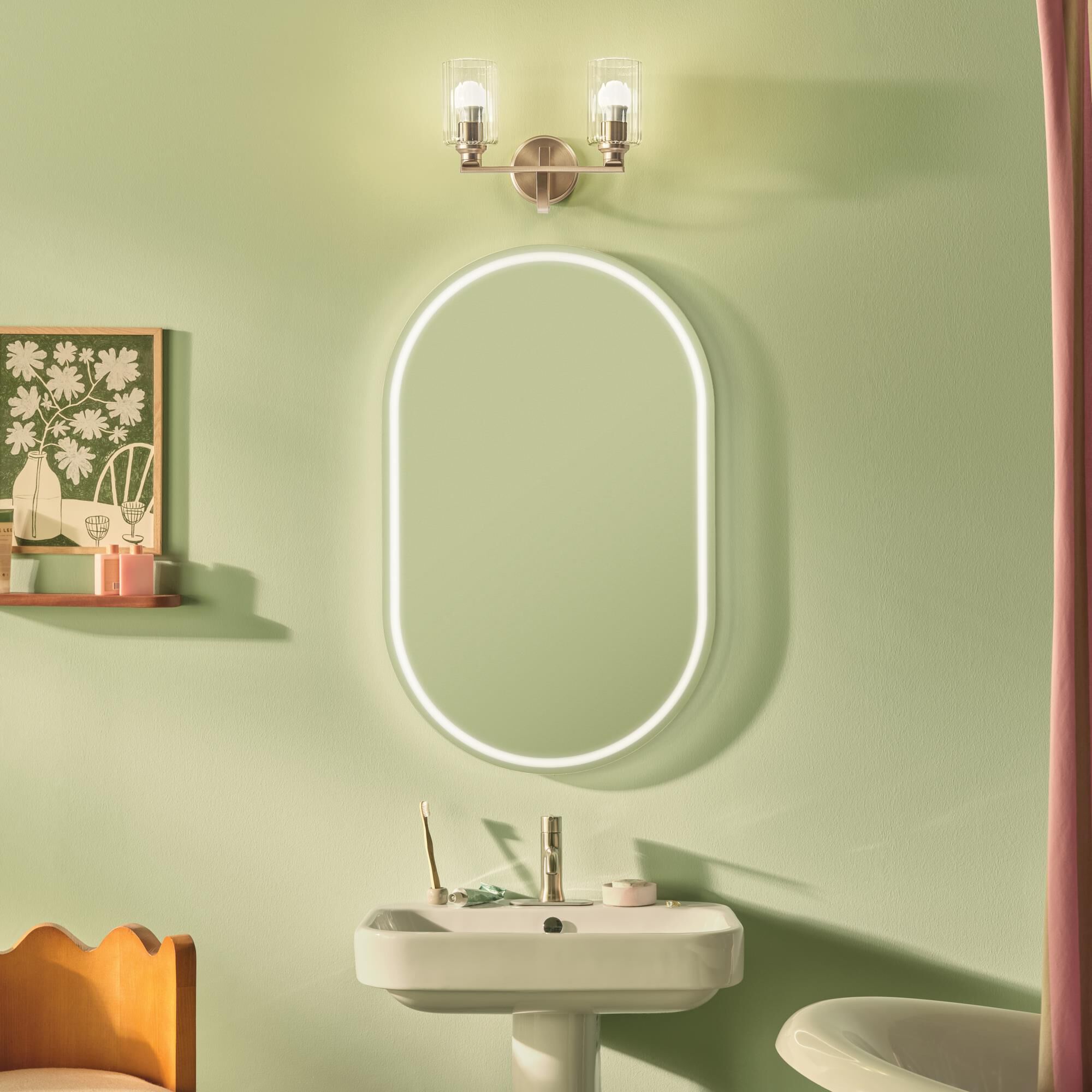 Gioe 14 Inch Bath Vanity Light by Kichler Lighting