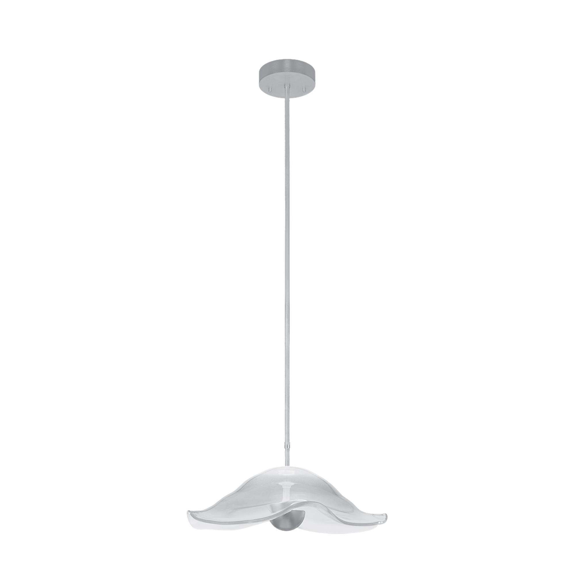 Shown in Silver finish and False crystal and True glass