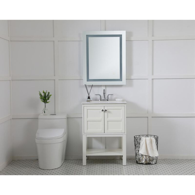 Helios 30 Inch LED Lighted Mirror by Elegant Decor