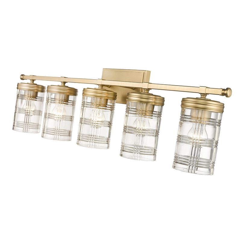 Archer 38 Inch 5 Light Bath Vanity Light by Z-Lite