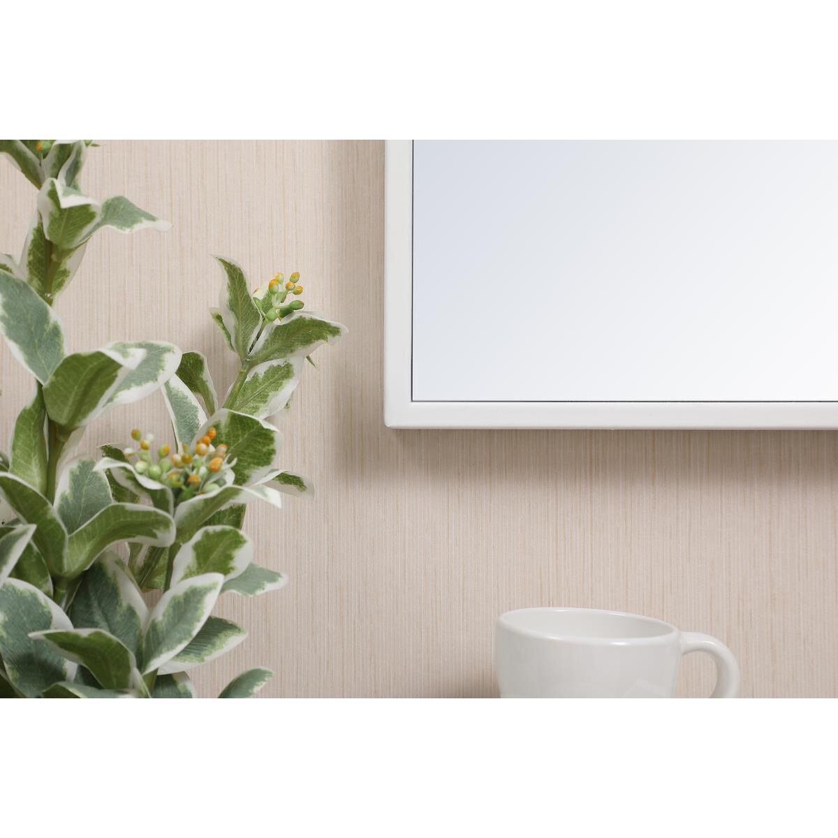 Shown in White finish