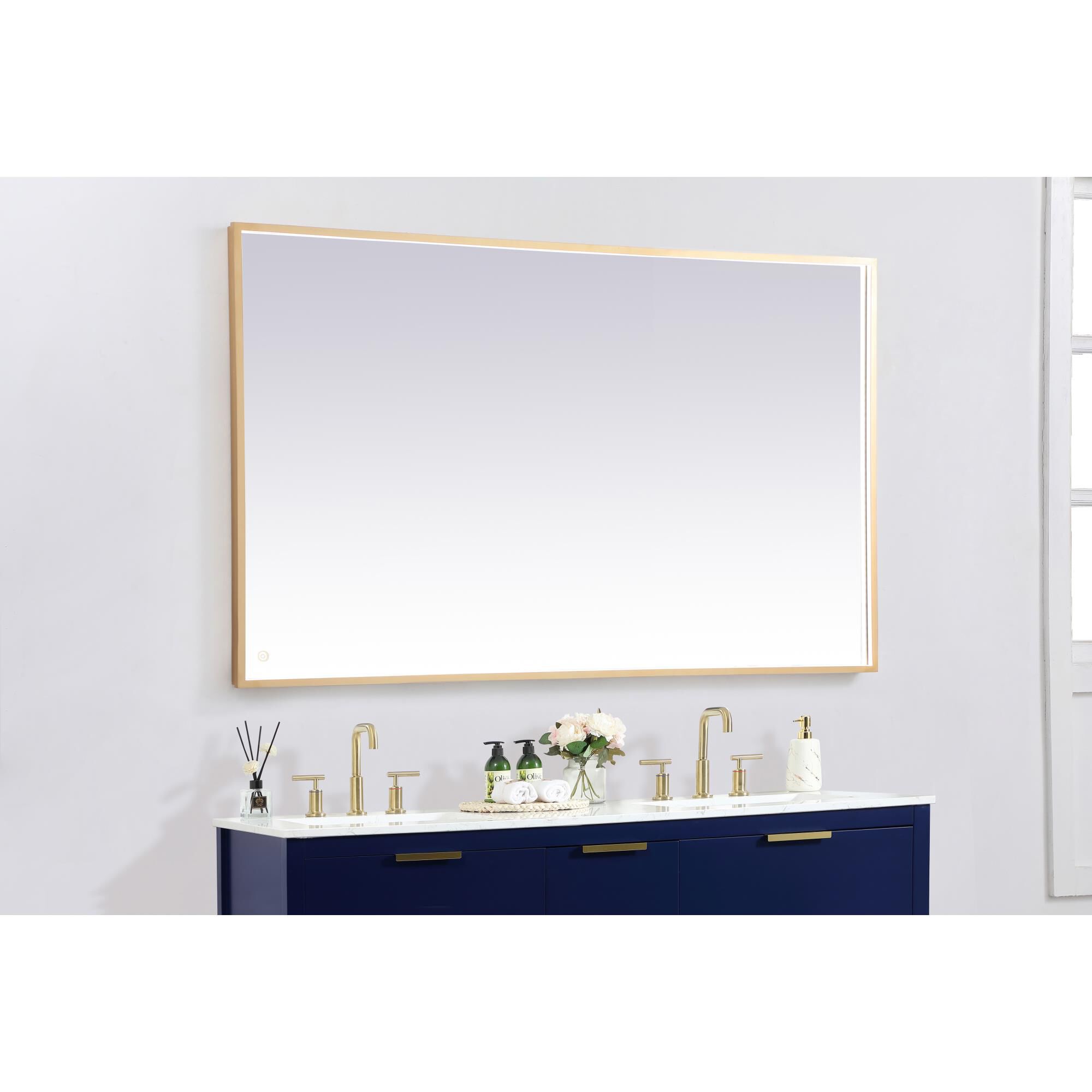 Shown in Brass finish