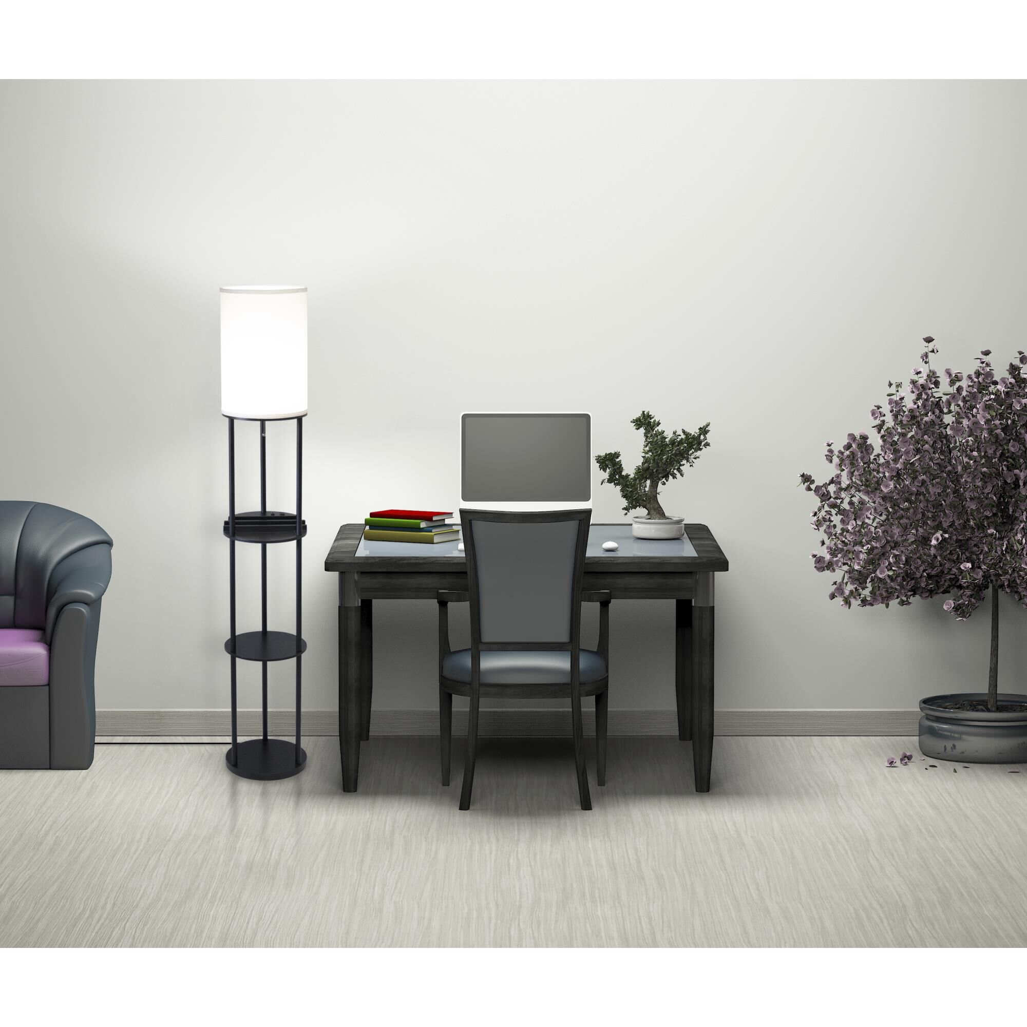 Charging Station 66 Inch Floor Lamp by Adesso