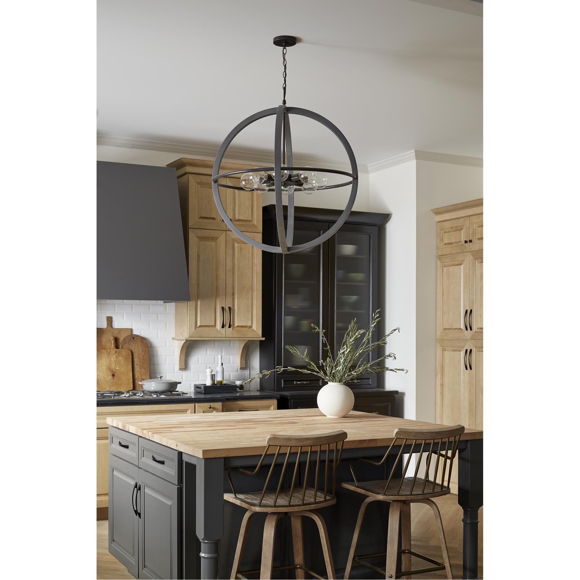 Shown in Dark Cement finish and Bronze accent