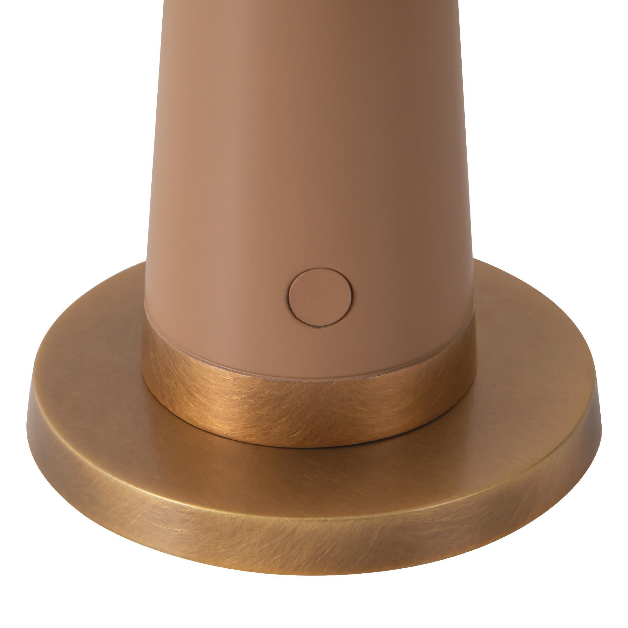 Shown in Peach finish and Opal glass