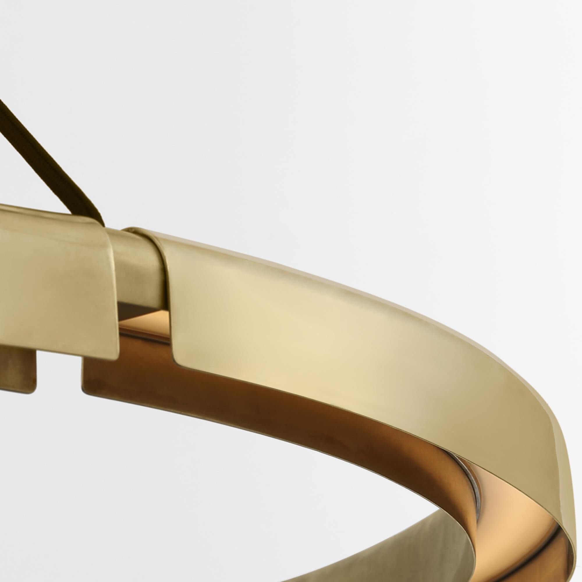 Shown in Hand-Rubbed Antique Brass finish and Brass shade