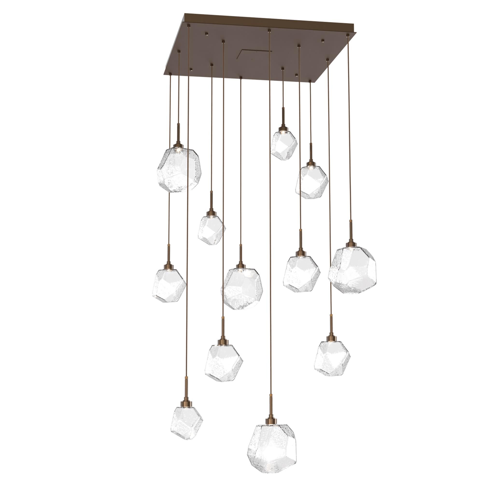 Shown in Flat Bronze finish and Clear glass