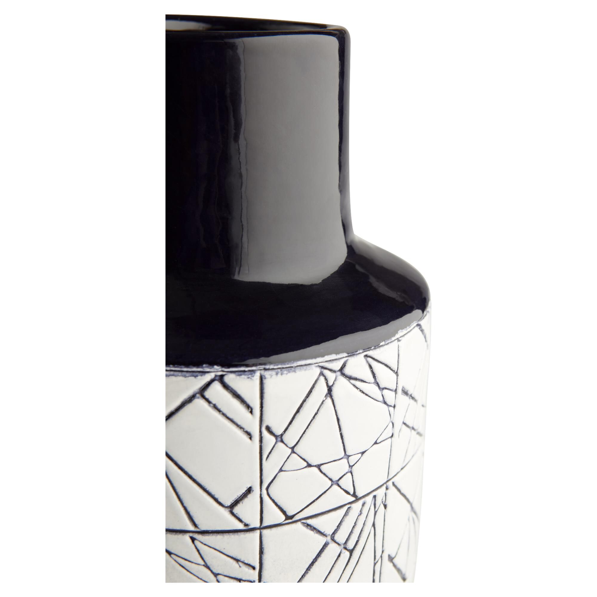 Dark Zenith Vase-MD Vase-Urn by Cyan Designs