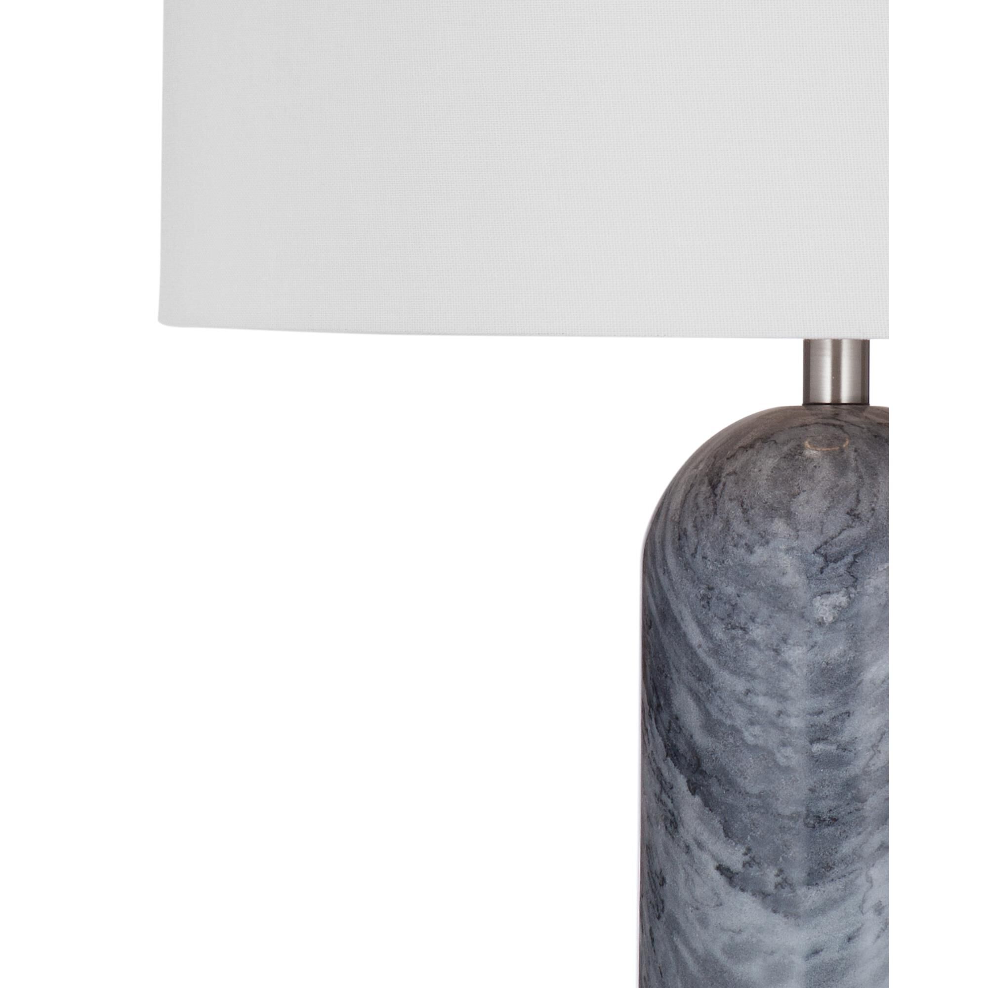 Shown in Gray finish and White shade