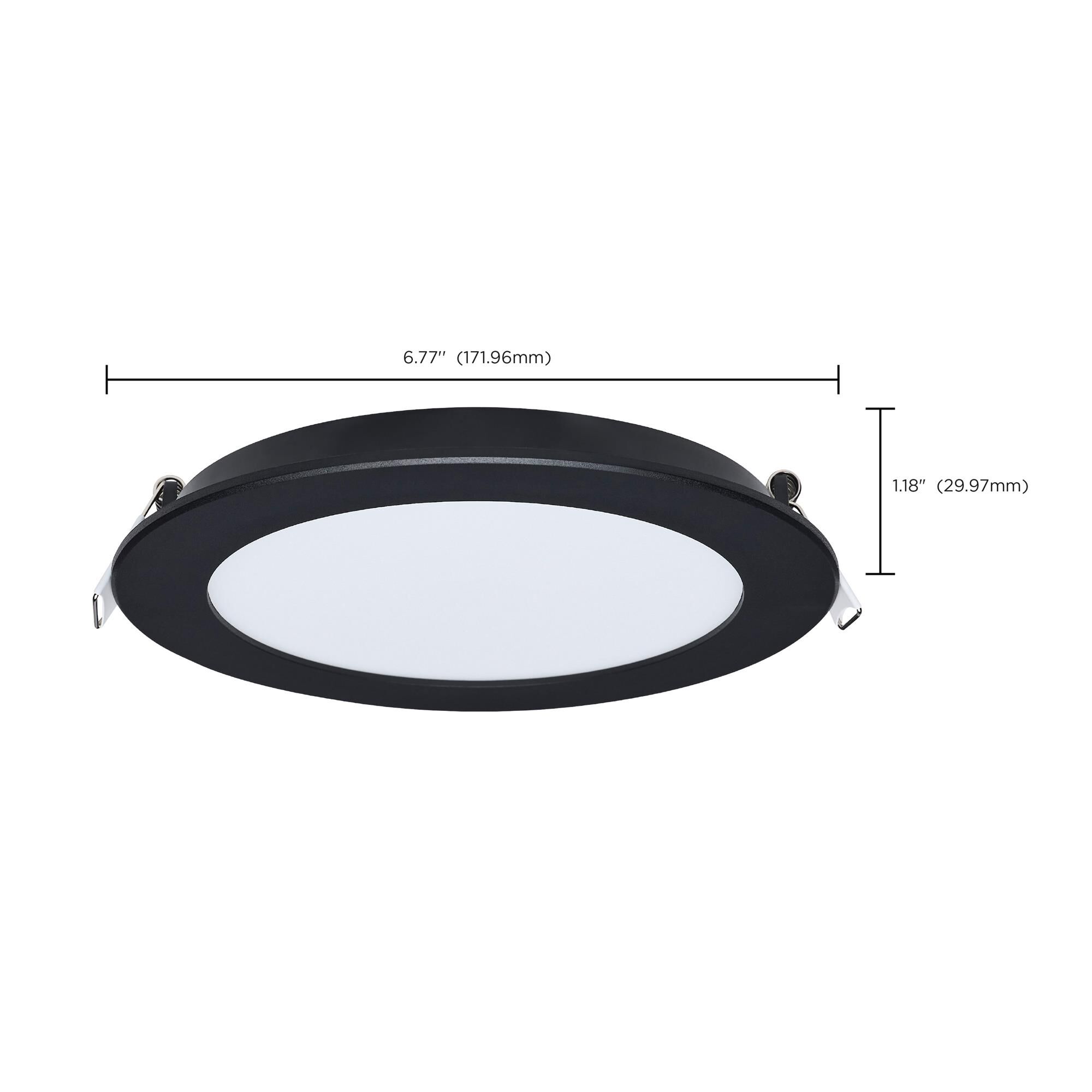 Shown in Black finish