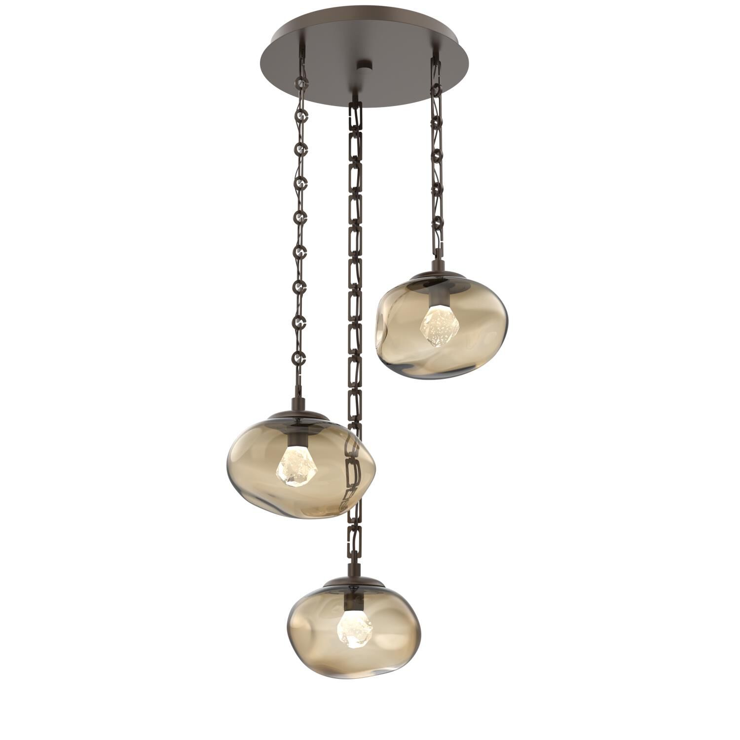 Levi Wilson Nova Led 22 Inch Multi Light Pendant by Hammerton Studio