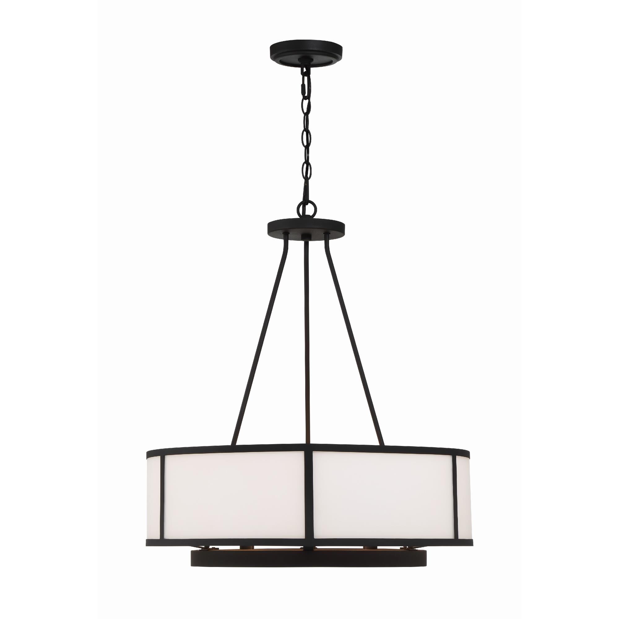 Bryant 24 Inch 6 Light Chandelier by Crystorama