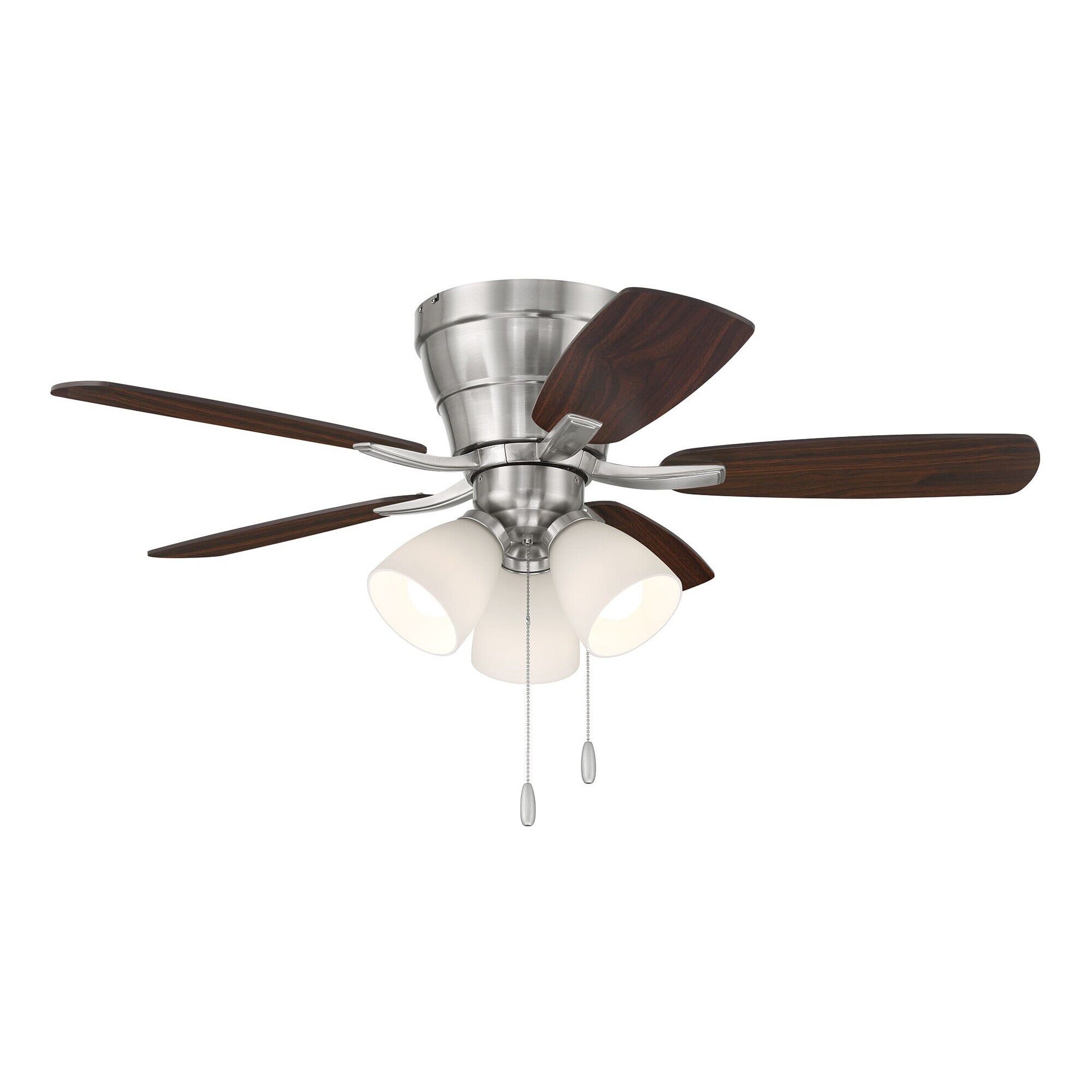 Wheeler 42 3-Light 42 Inch Flush Mount Fan with Light Kit,