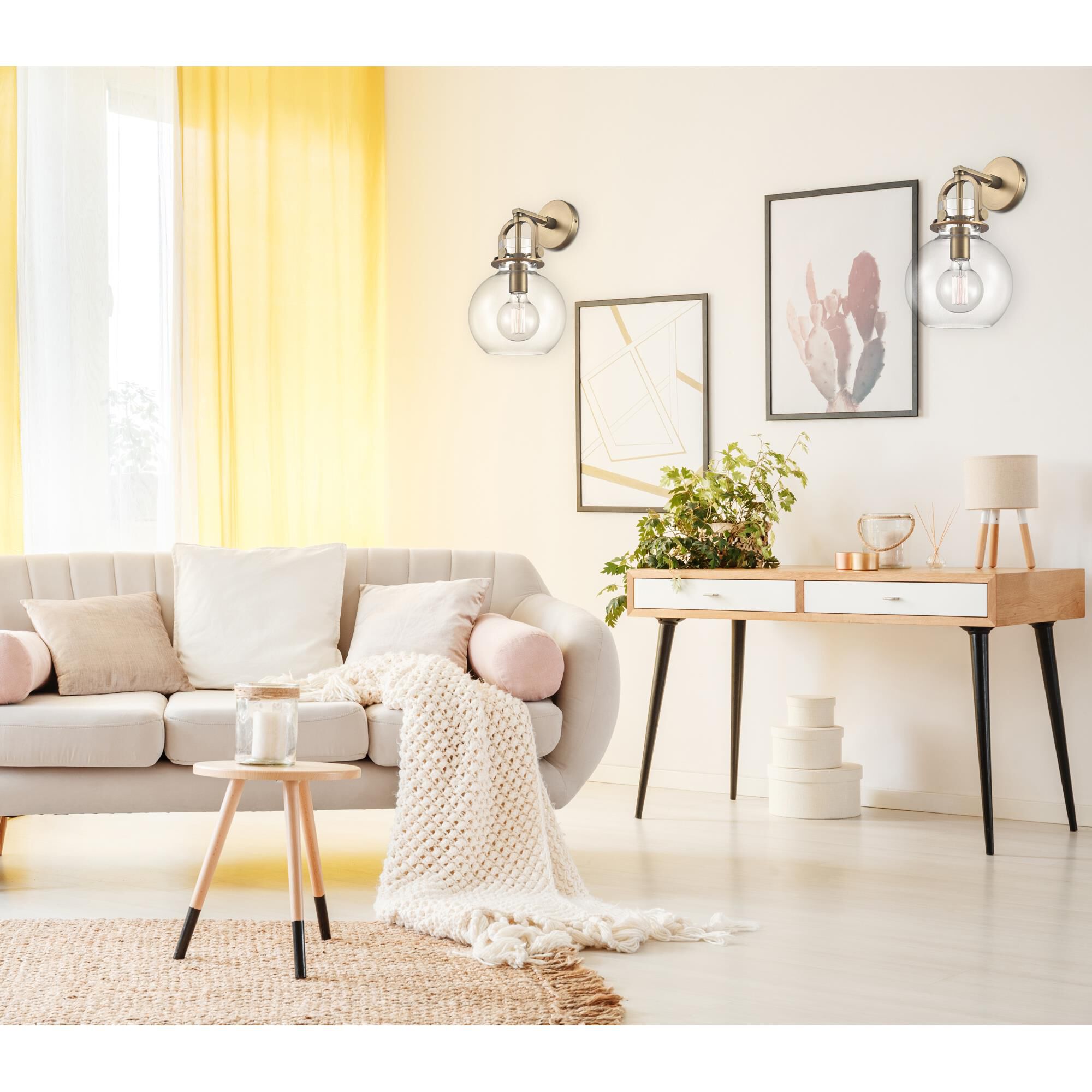 Bruno Marashlian Newton Sphere 14 Inch Wall Sconce by Innovations Lighting