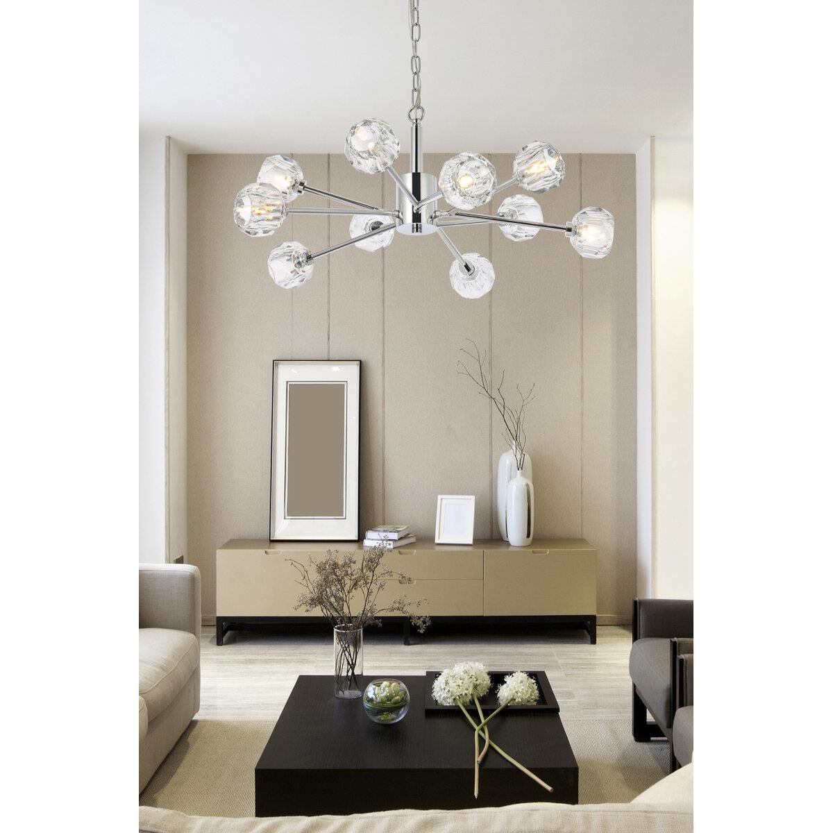 Graham 30 Inch LED Large Pendant by Elegant Lighting