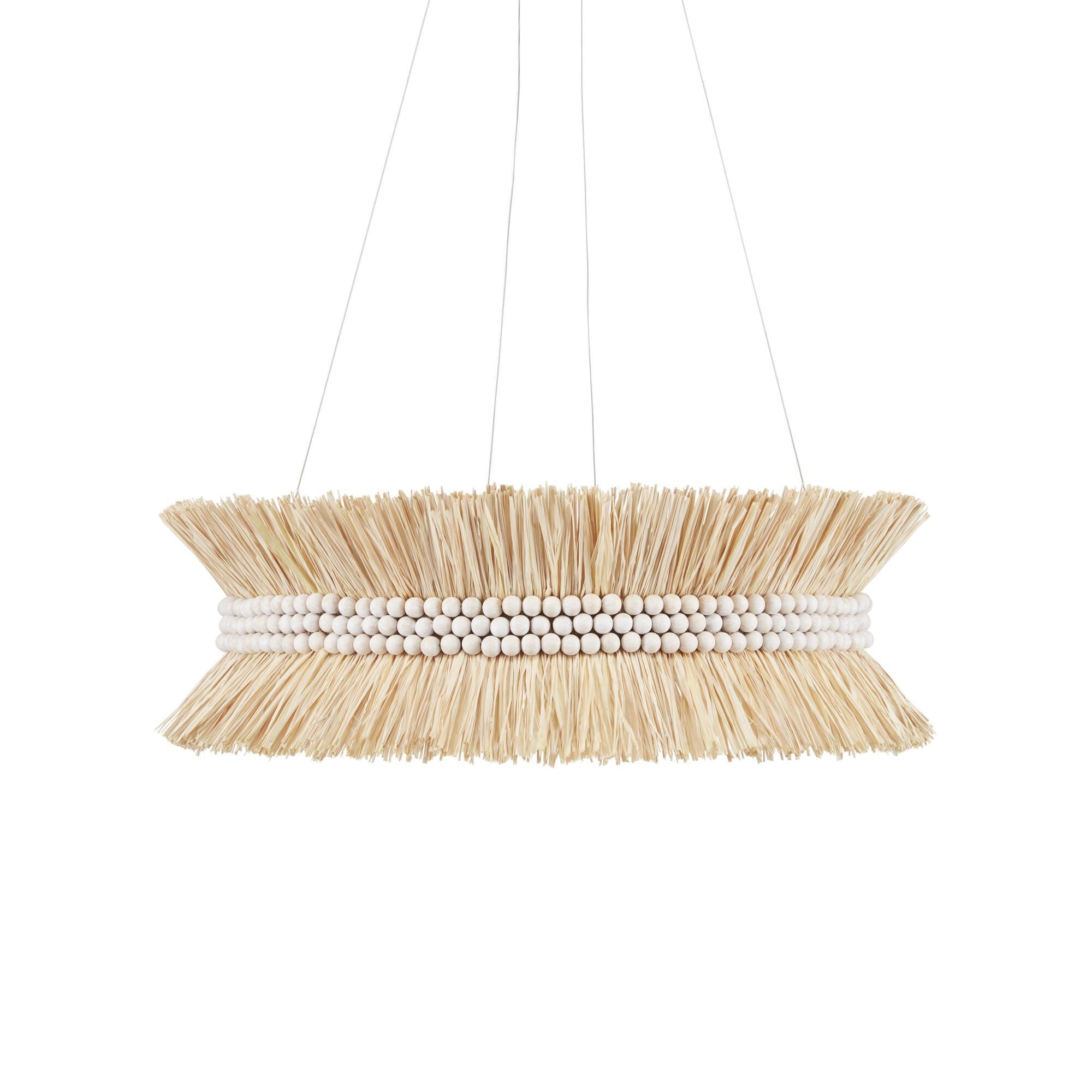 Shown in Natural Raffia and Sugar White finish