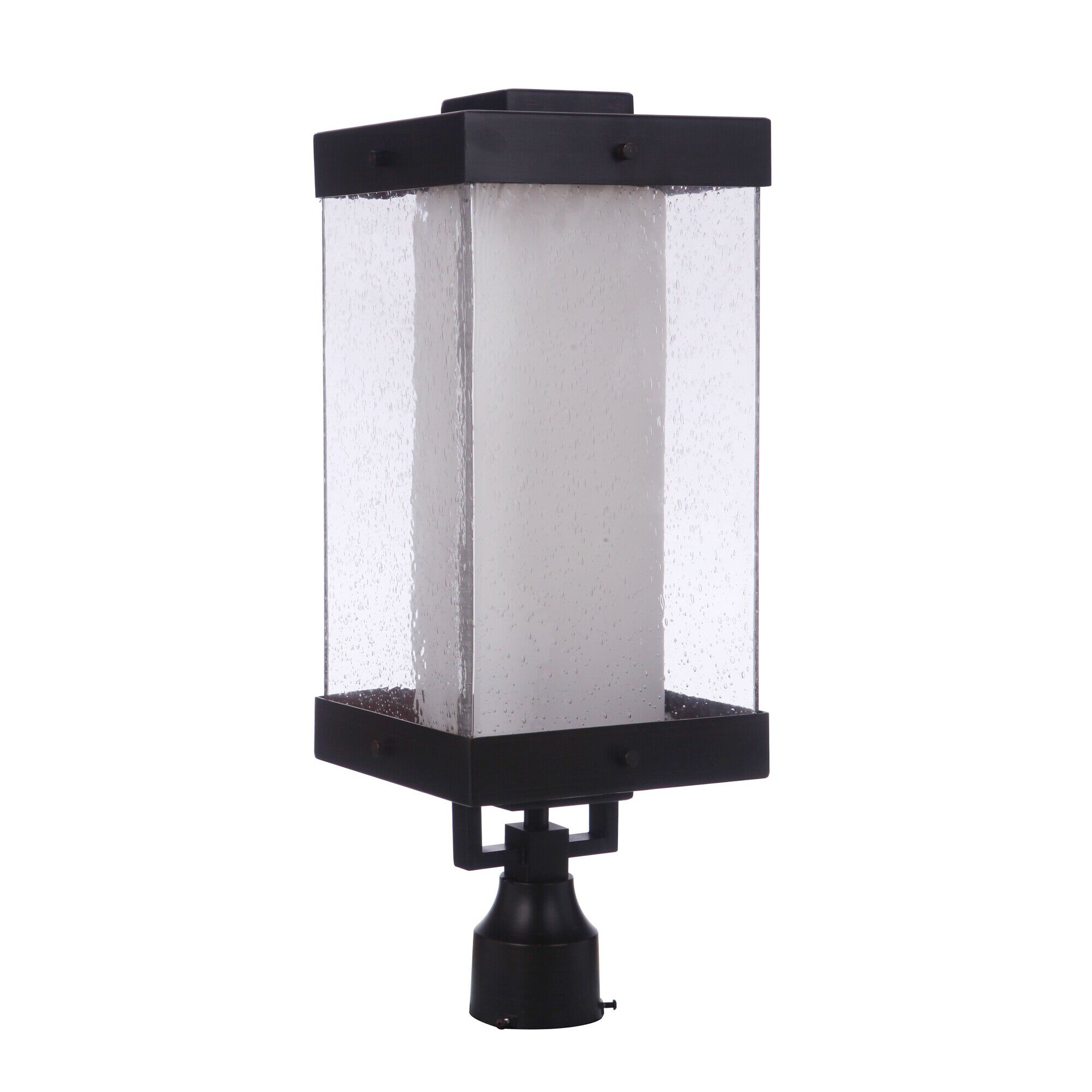Shown in Midnight finish and Seeded glass