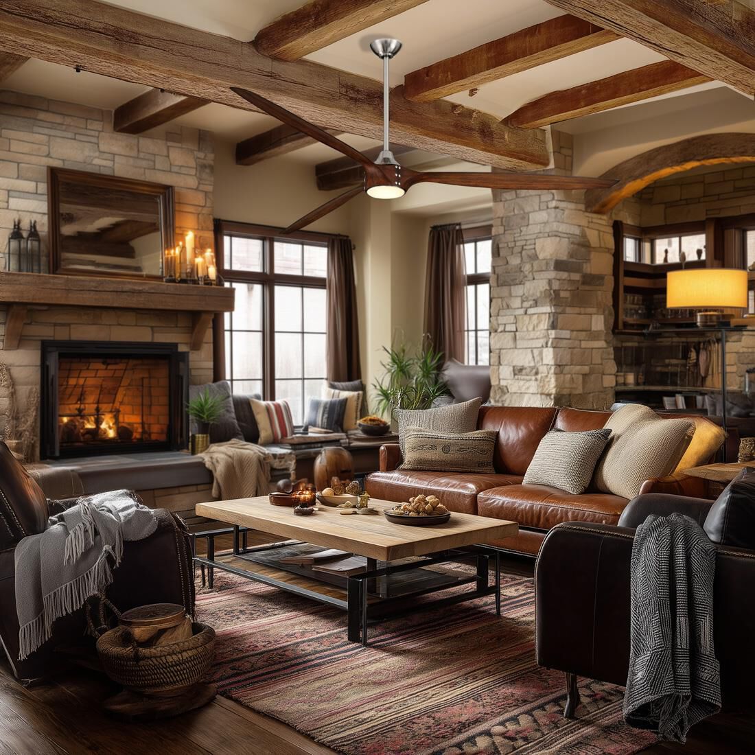 Shown in Brushed Nickel with Distressed Koa finish and White Etched PC Lens glass