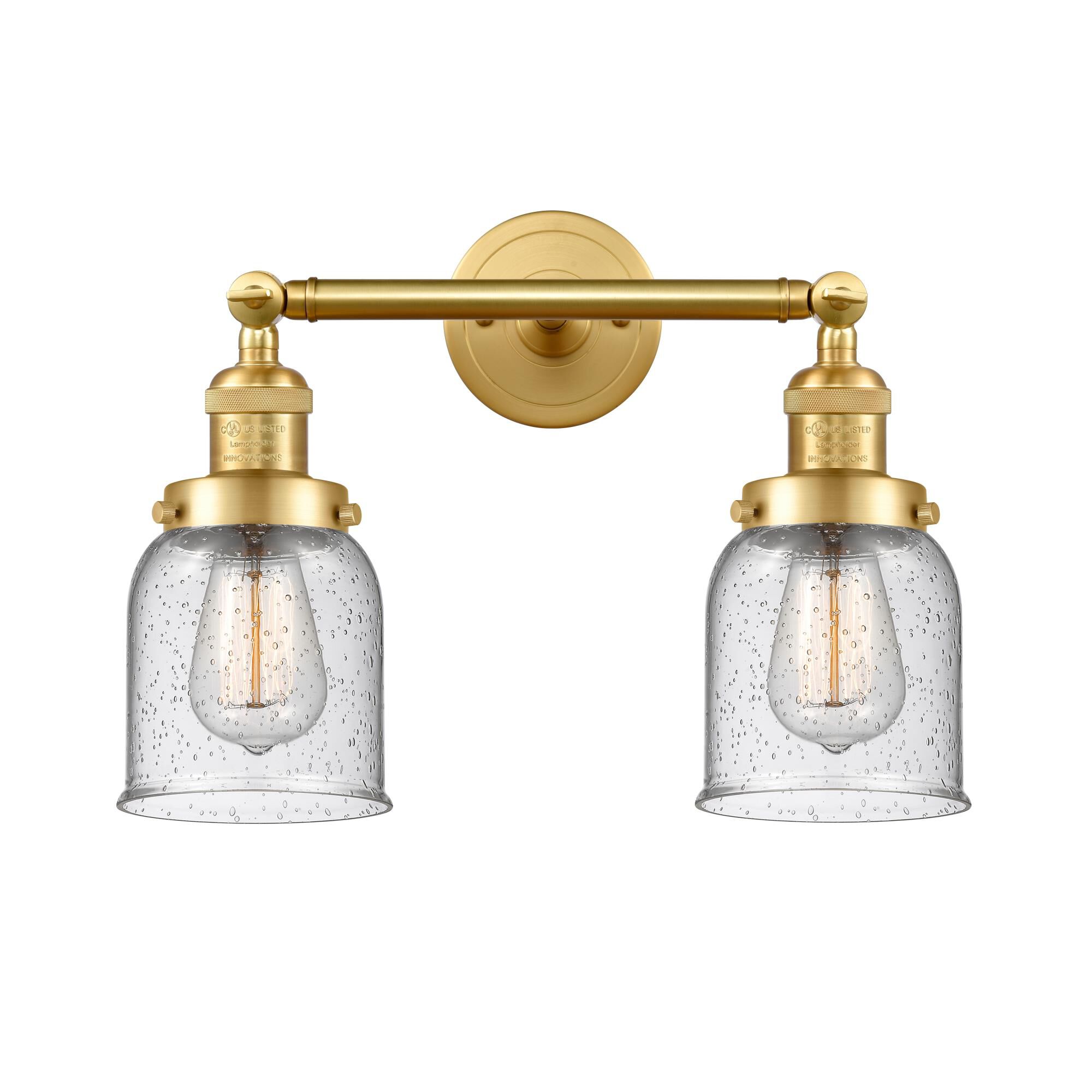 Bruno Marashlian Small Bell 16 Inch 2 Light Bath Vanity Light by Innovations Lighting