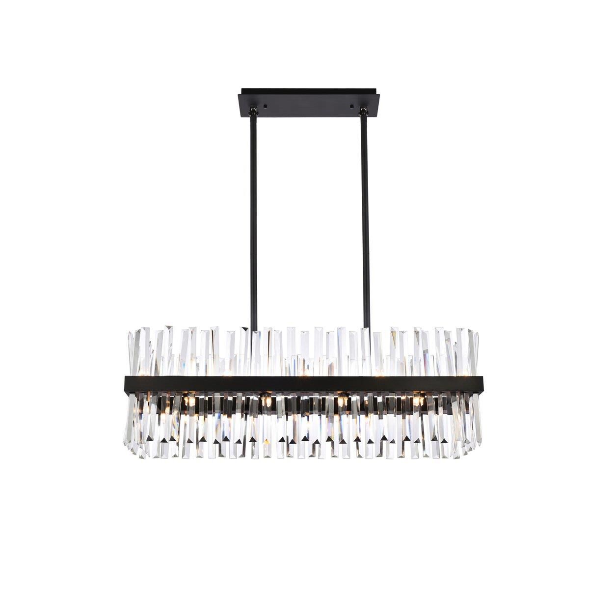 Serephina 36 Inch 20 Light Linear Suspension Light by Elegant Lighting